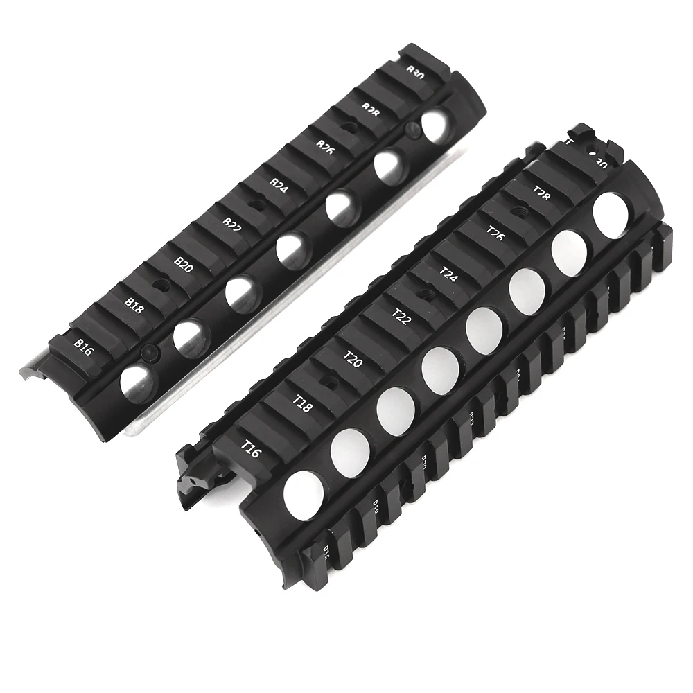 M4/ M16 Airsoft AEG RIS Handguard 6 7 дюймов CNC Picatinny Quad рельсы 20 мм 4 рельсовая система Tacband G13M