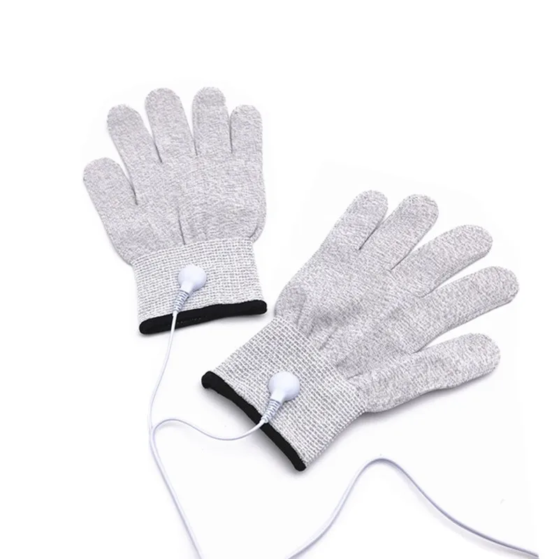 

Hand Tens Electrodes Gloves for TENS EMS Unit Electrionic Pulse Therapy Massage Relax Muscle Stimulator Pain Relief