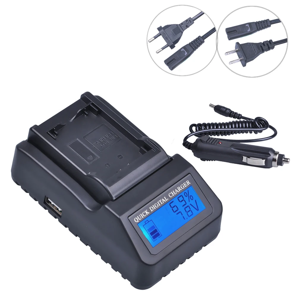 

4pc 2500mAh NP-FV70 NP FV70 NPFV70 Li-ionbattery & LCD Quick Charger for Sony NP-FV50 FV30 HDR-CX230 HDR-CX150E HDR-CX170 CX300