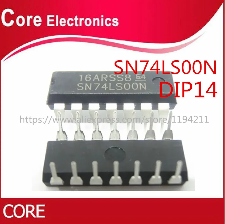 SN74LS00N 74LS00 SN74LS02N 74LS02 74LS04 SN74LS08N 74LS08 74LS07 74LS10 SN74LS11N 74LS14 74LS30 DIP 14 новинка 100
