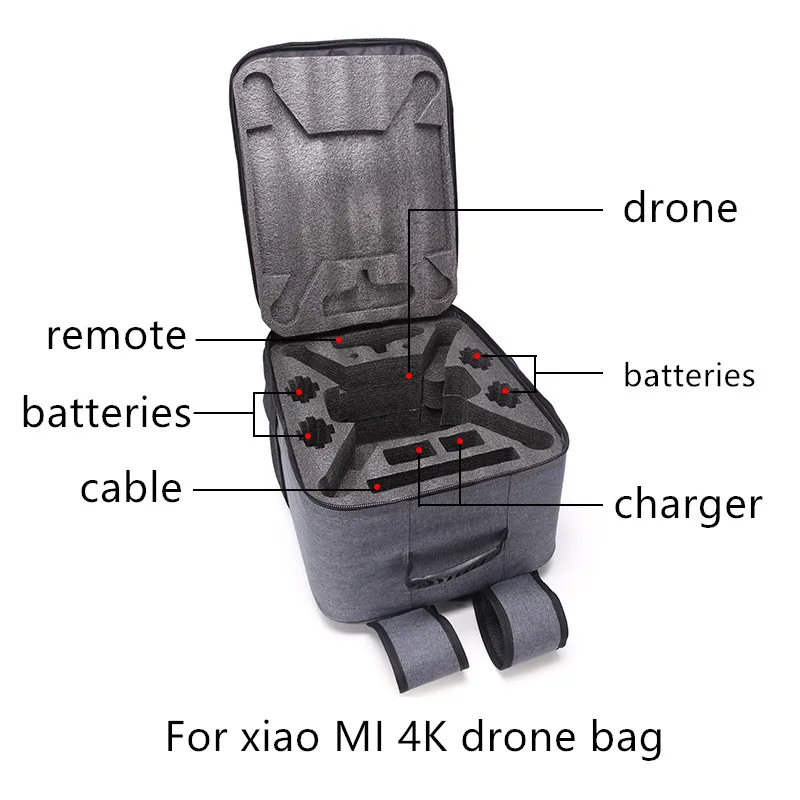 Открытый ударопрочный рюкзак сумка мягкая для переноски Xiaomi Mi Дрон 4 K 1080 P FPV RC