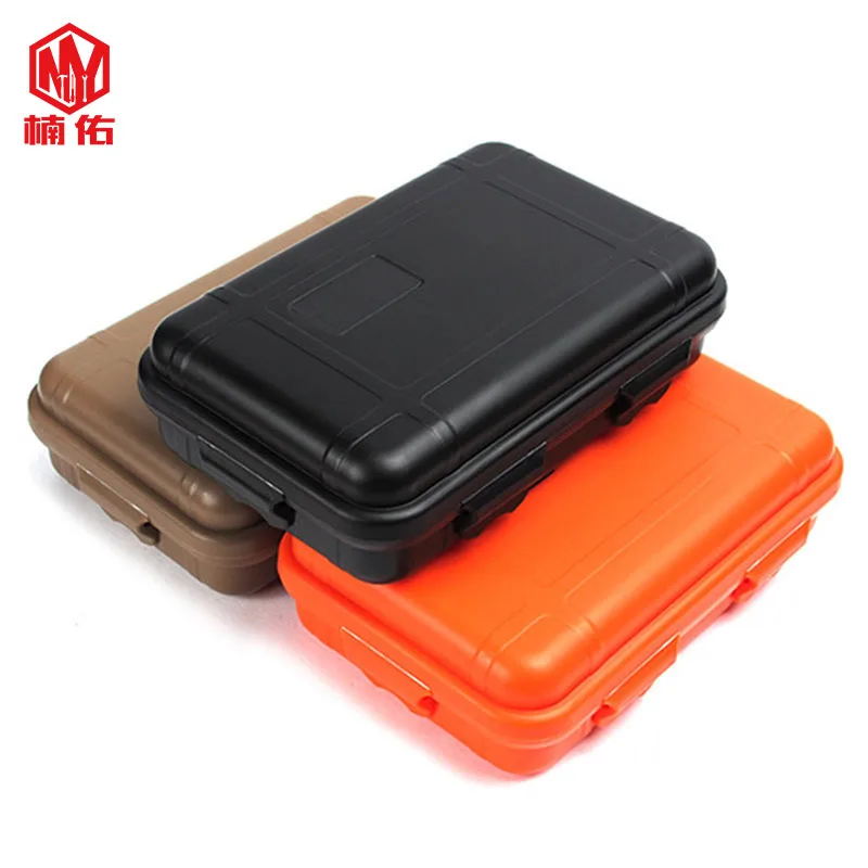

EDC Outdoor Survival Box Camping Equipment Waterproof Seal Shockproof Protection Travel Portable Tools Inside The Box