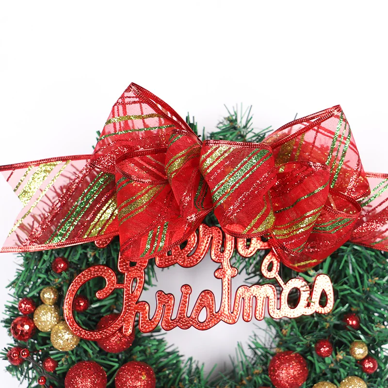 HOYVJOY Gradient Ball Garland Christmas Wreaths For Holiday Decoration Handing Wall Door | Дом и сад
