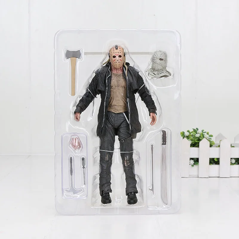 18cm NECA Figure The Final Chapter Jason Voorhees the game 3D Friday the 13th PVC Action Figure Halloween Gifts