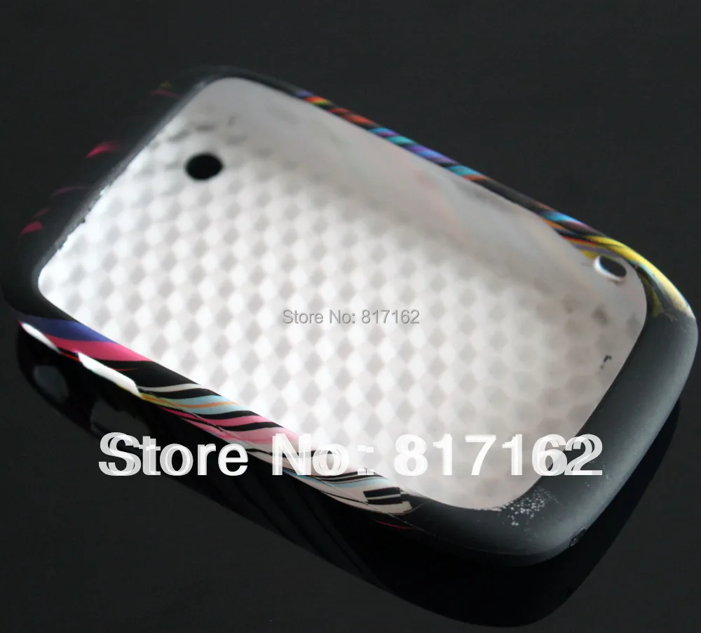 Метеор Rainbow Star Мягкие Резиновые ЛАРИ ТПУ Кожа Случае Крышка Для Blackberry BB 8520 8530 |