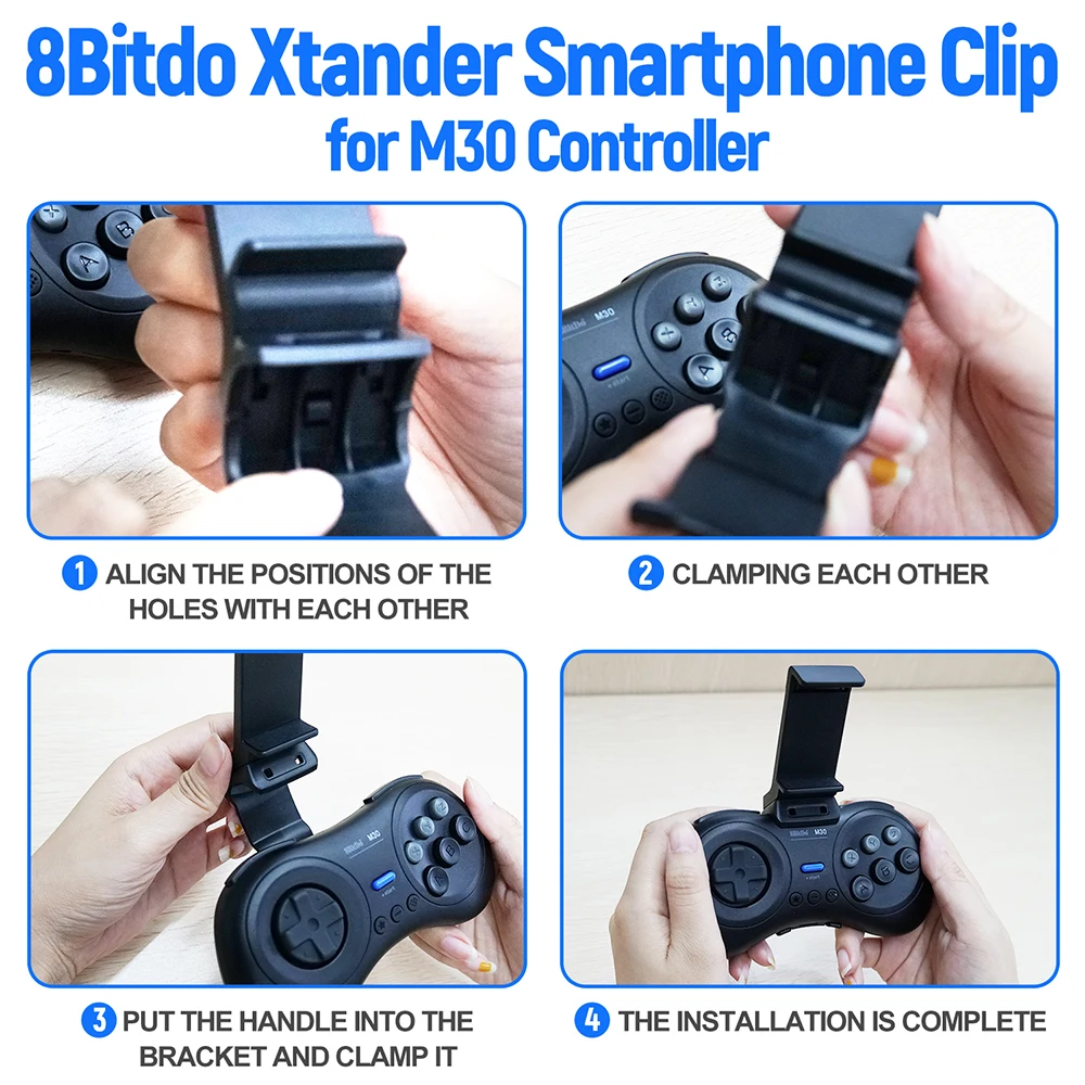 8 Bitdo Xtander смартфон зажим для M30 контроллер sega телефон кронштейн с