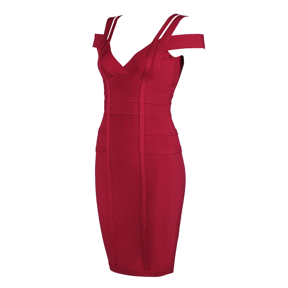 Женское Бандажное платье Новое Сексуальное Тонкое Платье без рукавов Vestido v