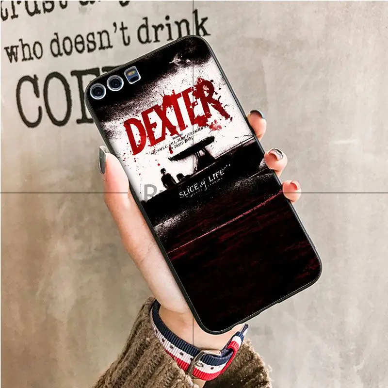Чехол Ruicaica Dexter Keep Calm and Let Deal из мягкой резины для телефона Huawei Mate10 Lite P20 Pro P9 P10 Plus View