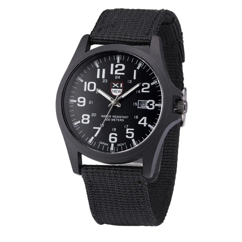Fashion Men's Watches Best Sellers Simple Canvas Calendar Watch Relogio Masculino Erkek Saat The Darling Of Fashion@50 | Наручные