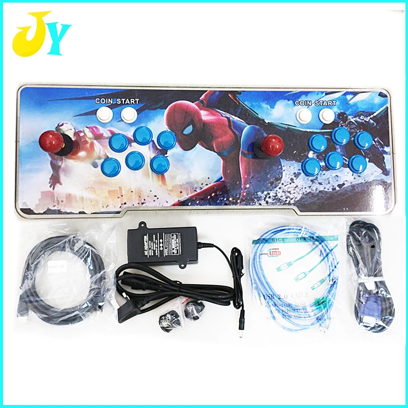 Бесплатная доставка ТВ Главная аркадная игровая консоль 999 в 1 игры JAMMA джойстик
