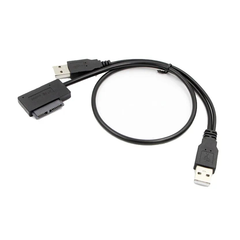 Высокая скорость внешней USB кабель адаптер конвертер SATA 6 + 7 13Pin для DVD Встроенная