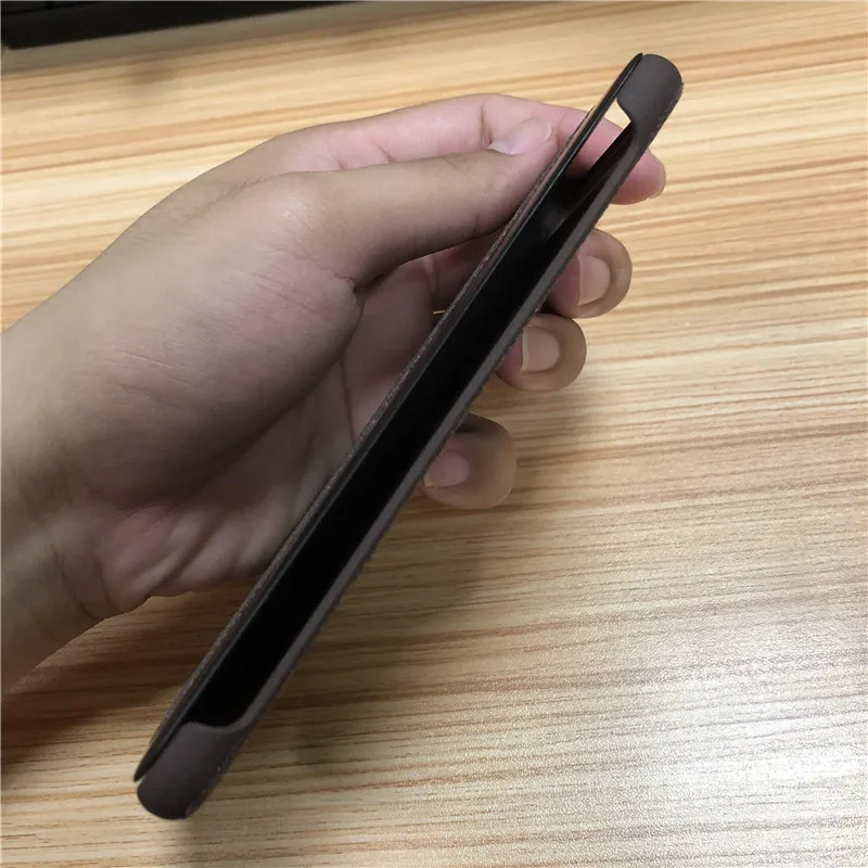 Официальный чехол для huawei P10 P10, откидная крышка, умный кожаный чехол с окошком для ID звонка, сна, пробуждения, для huawei P10 Plus, откидная крышка