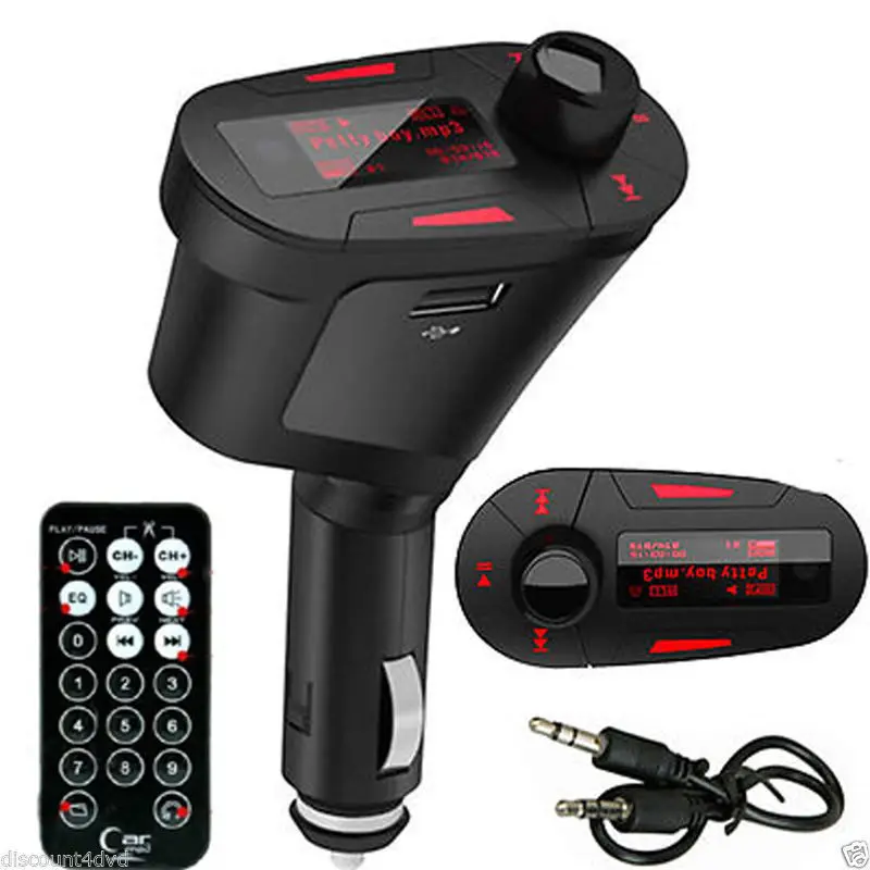 Fm передатчик Bluetooth автомобильный комплект MP3 плеер светодиодный двойной USB 12 30 в