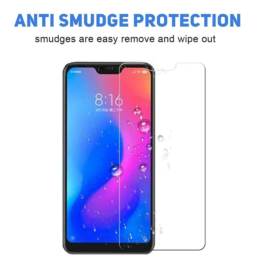 2.5D Arc Защита экрана для Xiaomi Mi A2 Lite глобальная версия закаленное стекло Redmi 6 Pro