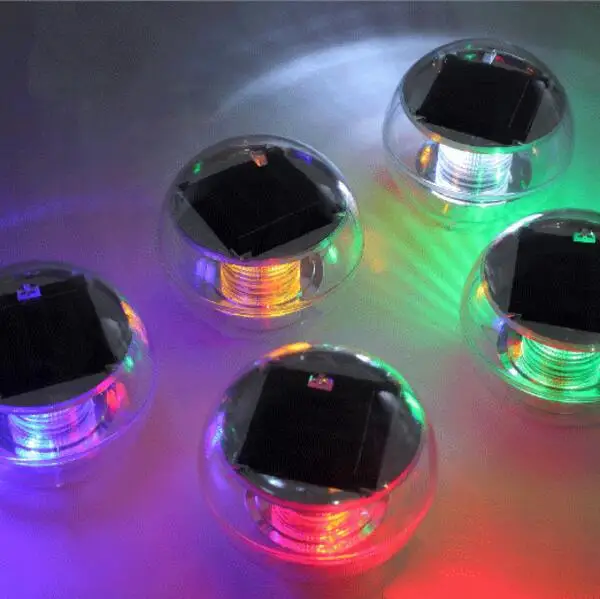 Водонепроницаемые светодиодсветодиодный RGB лампы на солнечной батарее