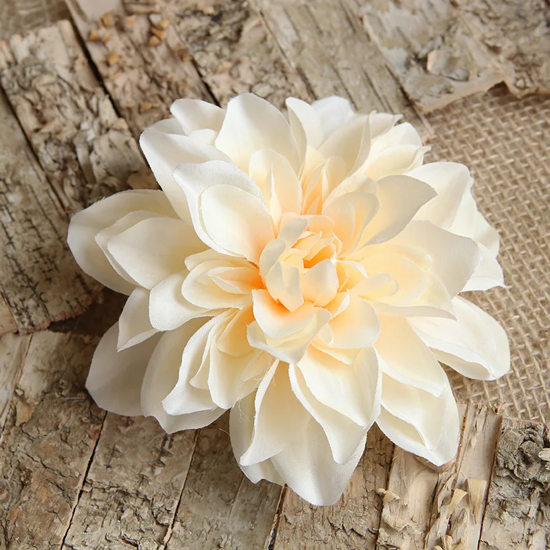 Высококачественная имитация 14 см головки хризантем Dahlia DIY украшения для дома рукодельные поделки 10 \ партия