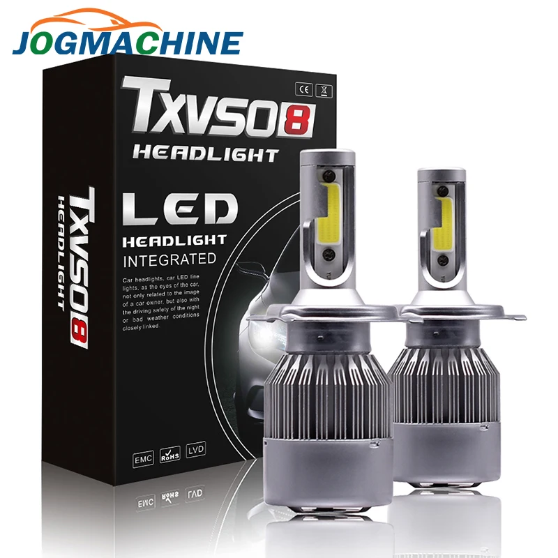 Новая Автомобильная фара H13 Hi/Lo Beam LED H7 H1 H3 H4 H8 H27 H11 H16 9005 9006 110 Вт 26000lm 6000 К
