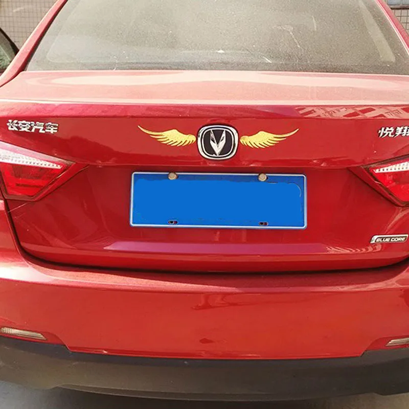 Автомобильный Стайлинг Модные металлические наклейки 3D крылья для Land Rover Porsche Jeep