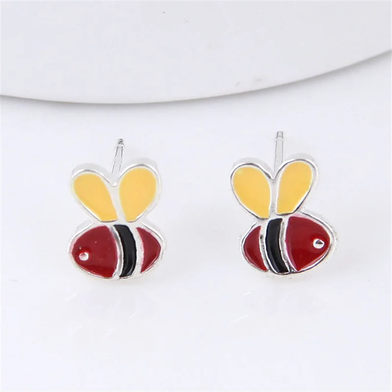 Cute Rabbit Earrings for Woman Sliver Color Metal Earring Korean Fashion Office/career Party Jewelry Girls Oorbellen | Украшения и