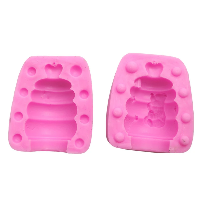 2 дюжины/партия формы для помадки и торта в форме мультяшного медведя пчелы|chocolate