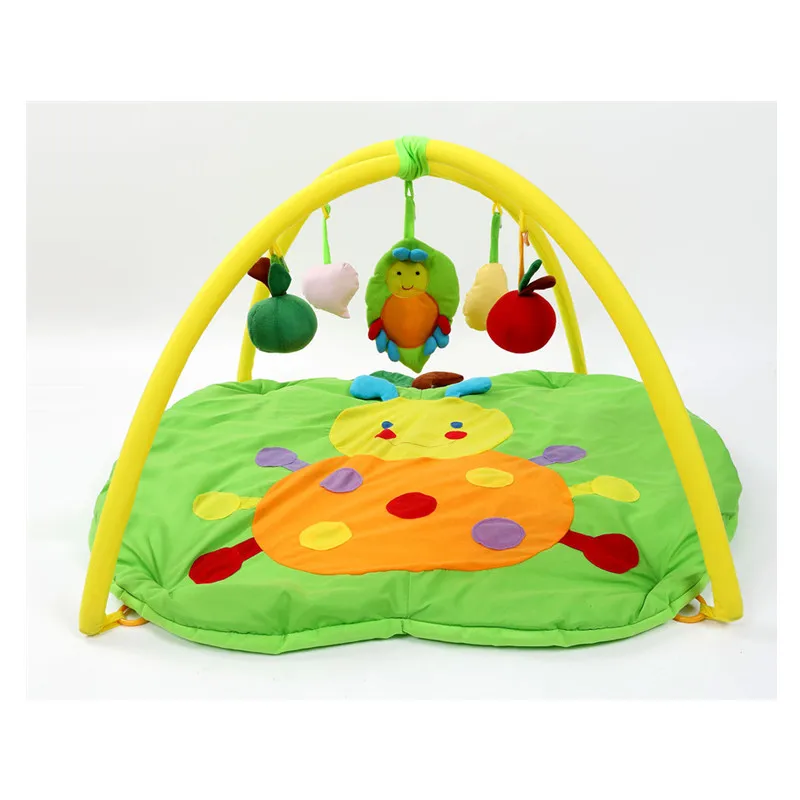 OLOEY Baby Play Мат 90* 90* 50 см Детский Коврик Развивающий Ковер Playmat Baby Gym Кролик Яблоко Дельфин Деятельности Мат Игр - Цвет: Mat012apple