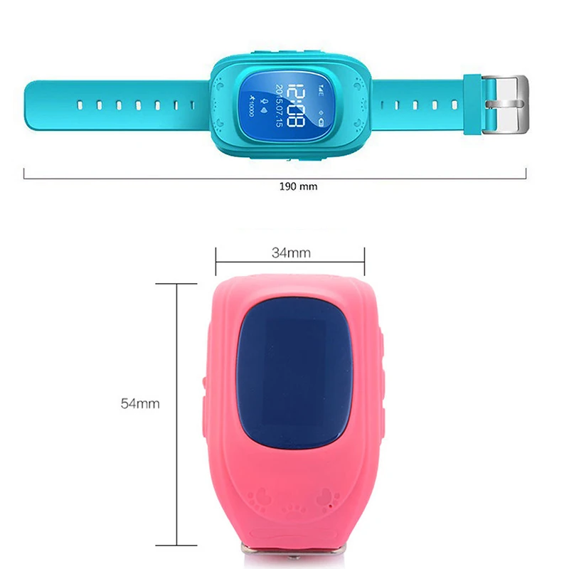 Chigu Q50 GPS Tracker Child Smart Watch SOS Call Monitoring Positioning OLED Screen Kids For IOS Android | Электроника