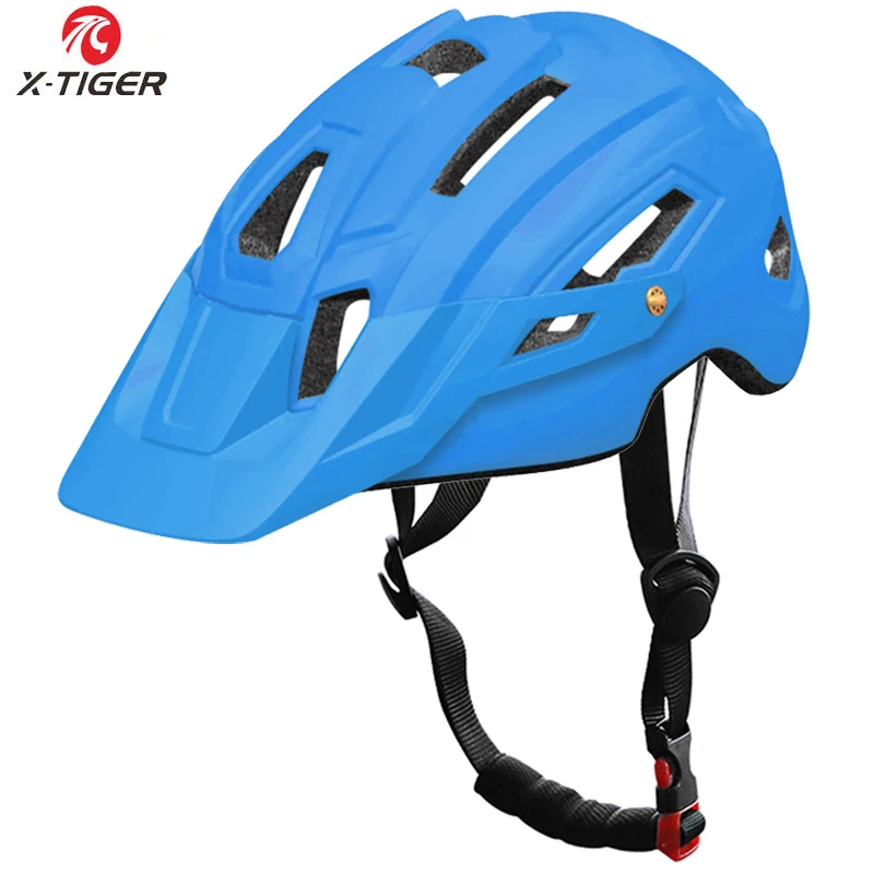 X-TK-0805 X-TIGER TRAIL XC велосипедный шлем с кепкой EPS+ PC Чехол MTB велосипедный шлем цельная форма велосипедный горный велосипедный шлем - Цвет: X-TK-0805