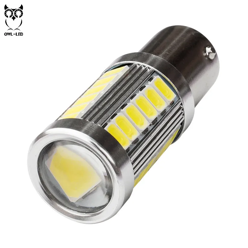 1 шт. 1156 P21W 7506 BA15S 33SMD 5630 Светодиодный Автомобильные стоп-сигналы DRL вождения