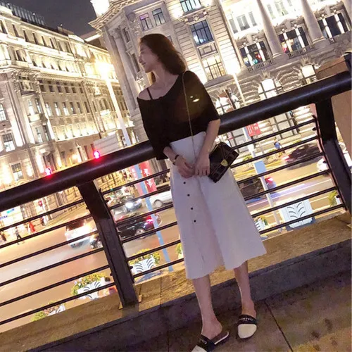 Женский летний комплект из 2 предметов Повседневный пуловер с рукавом до локтя