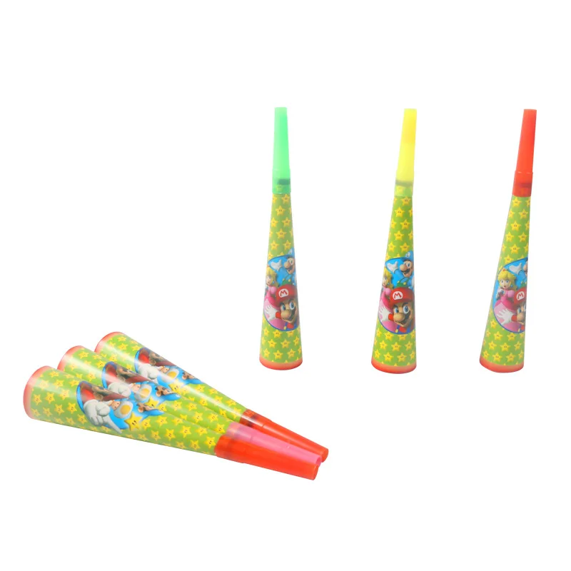 blowout 6pcs 1 упаковка, тема "Супер Марио", бумажные салфетки, бумажное полотенце, Детские сувениры, для дня рождения, вечеринки, для украшения дома, одноразовая посуда - Цвет: blowout 6pcs