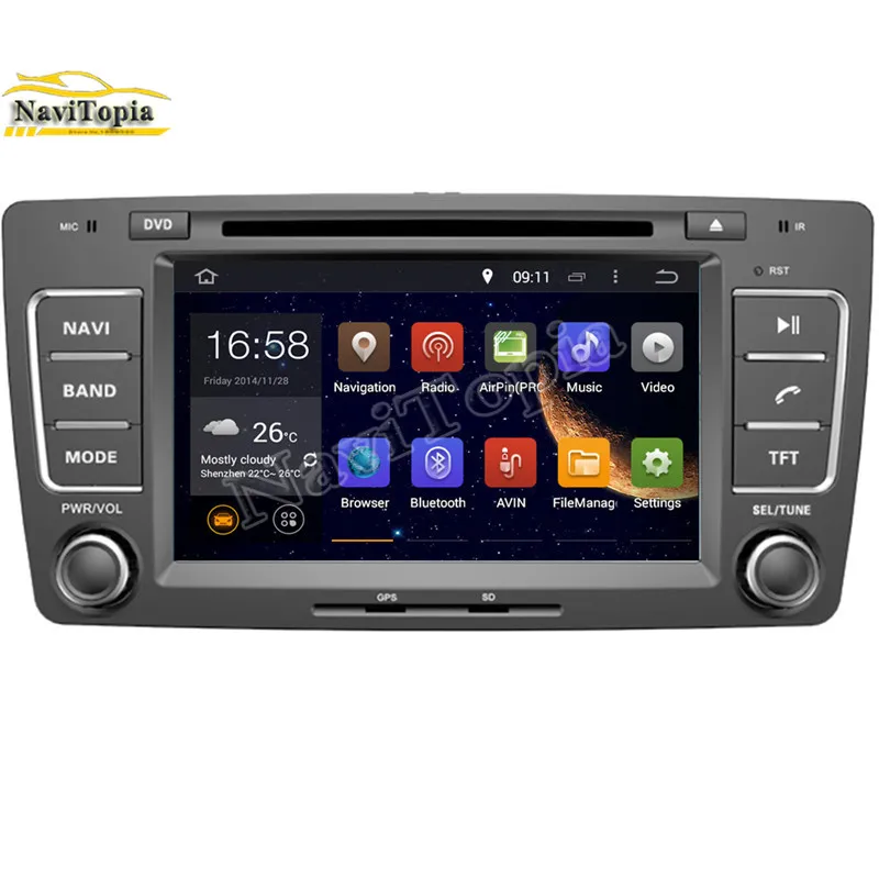 Автомагнитола NAVITOPIA 4 + 64 ГБ PX6 6 ядер Android 9 0 DVD мультимедийный плеер GPS навигация для