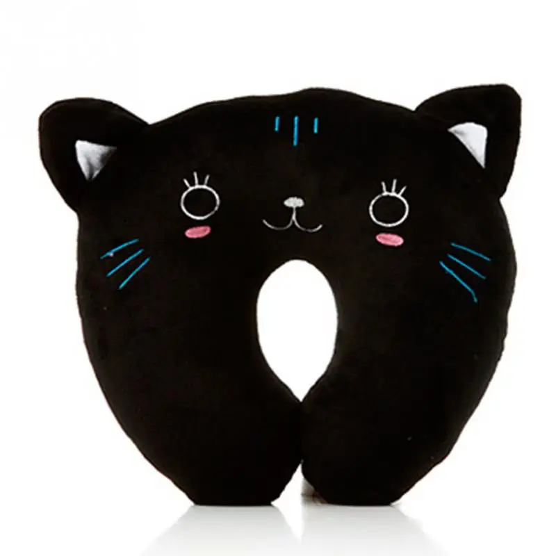 U фигурный плюшевый подушка для путешествий Мультяшные животные подголовник