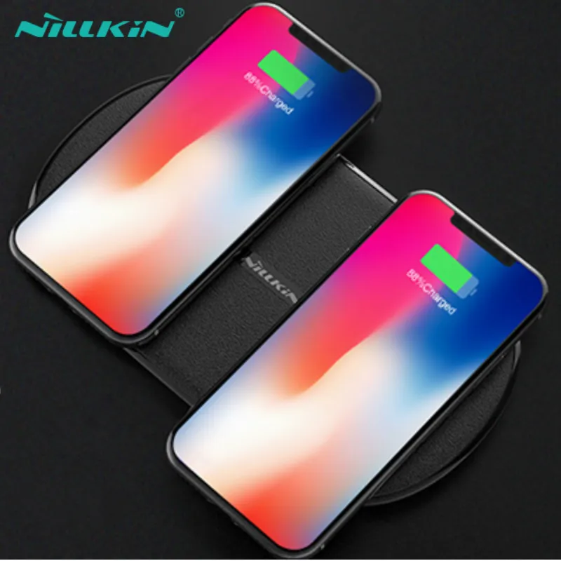 Беспроводное зарядное устройство NILLKIN для Samsung Galaxy S9 S8 Plus Note 8 9 2 в 1 10 Вт быстрая