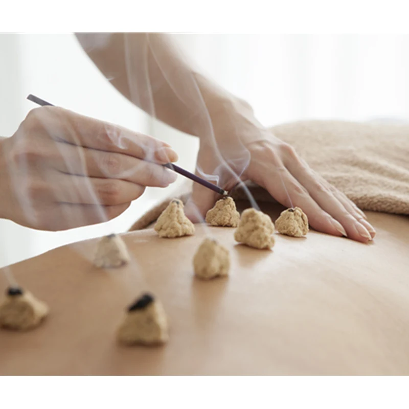 

Five Years High Purity 35:1 Golden Moxa Punk Moxibustion Loose Gold Moxa Stick Roll Traditional Chinese Accupuncture Massage