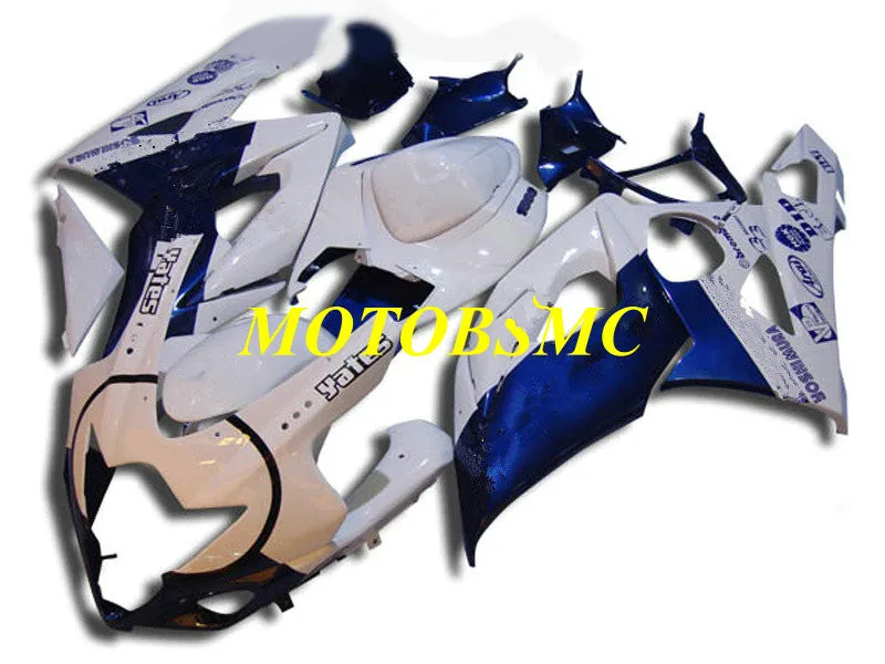 Набор обтекателей для литья под давлением GSXR1000 K5 05 06 GSXR 1000 2005 2006 ABS белый синий