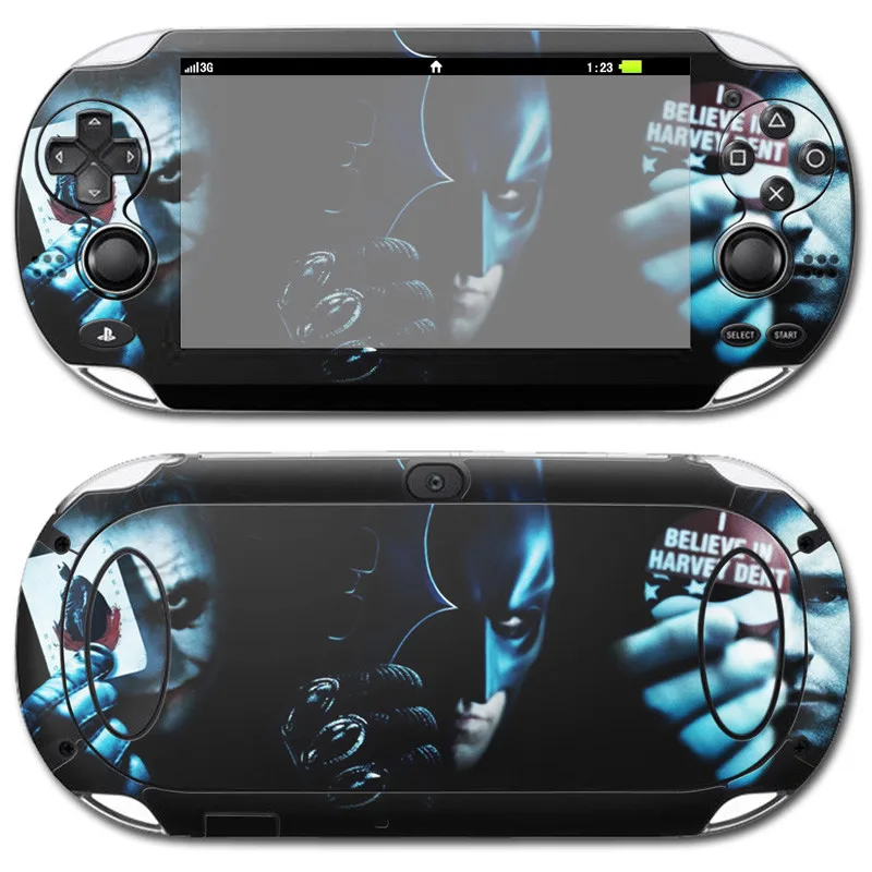 Виниловая Защитная Наклейка для Sony PS Vita 1000 для PSv 1000 наклейка-Бэтмен и джокер