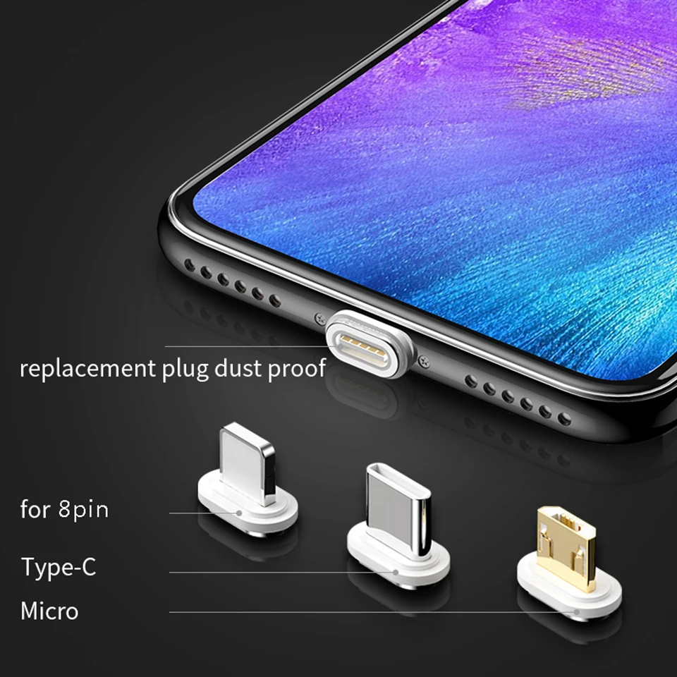 Магнитный usb-кабель для зарядки 5A/3A Tipe c mi cro Usb Cavo Magnetico быстрое зарядное устройство магнитный кабель для xiaomi mi a3 huawei
