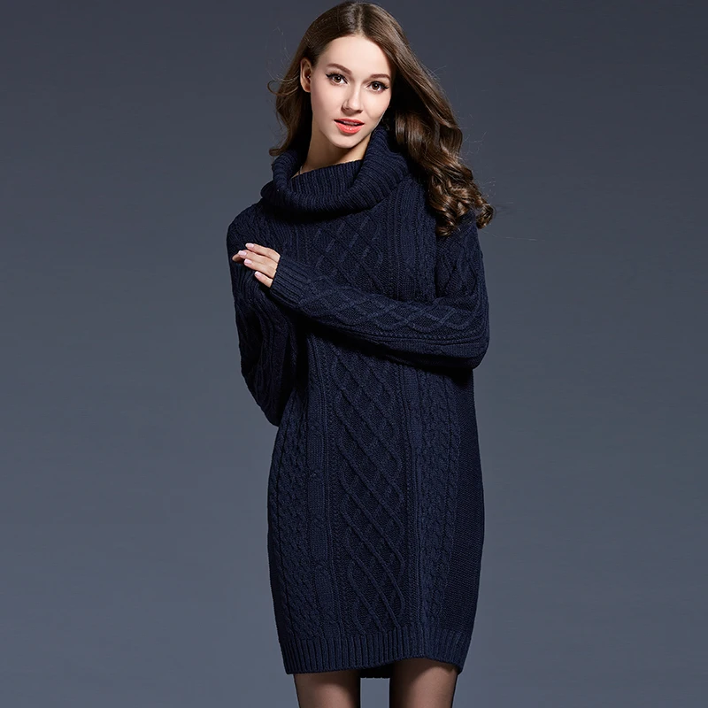 2019 Autumn Winter New Fashion Turtleneck Women Sweater Multi-Size Multi-Color Slim Temperament Women's Warmly Clothing | Женская