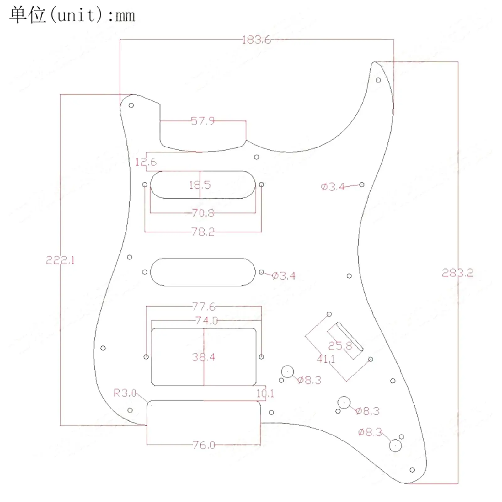 1 Набор белый жемчуг загружен Prewired Pickguard SSH пикап для струнной гитары Replaceme | Спорт