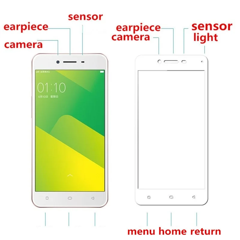 Экран протектор OPPO A37 Стекло закаленное высококачественный защитный чехол для