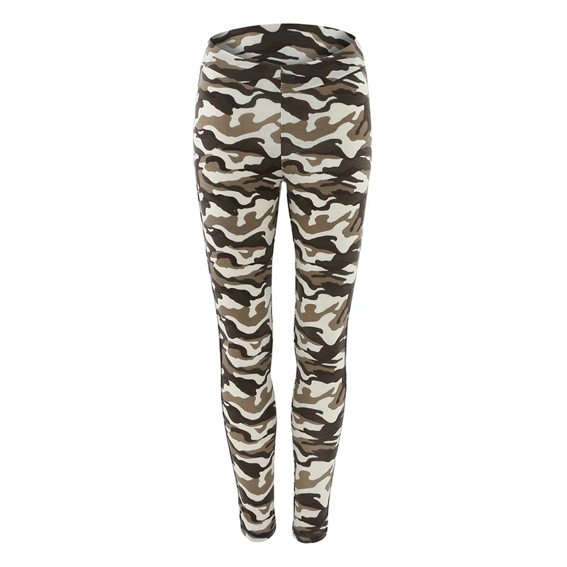Army Ladies Pants Leggings Women Sexy Military Trousers Female Fitness Running Tights Elastic High Waist Camouflage Pencil | Спорт и
