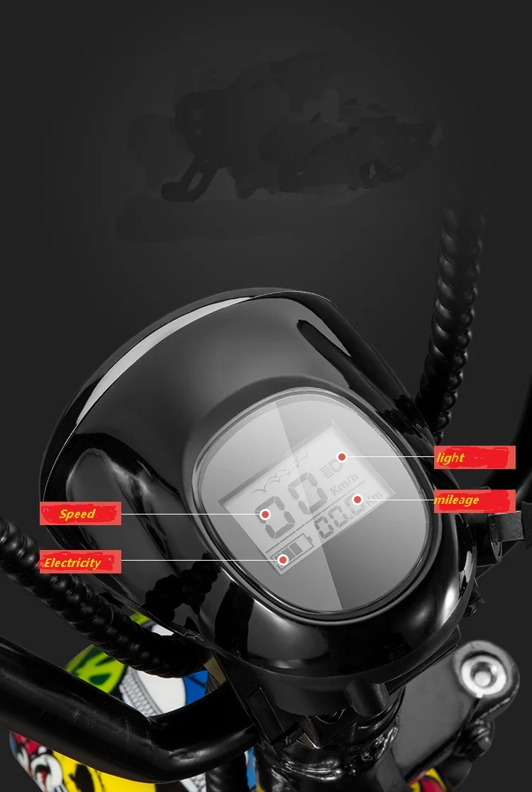 Светодиодный переключатель для ключей электрический мотоцикл 60 в ангельский