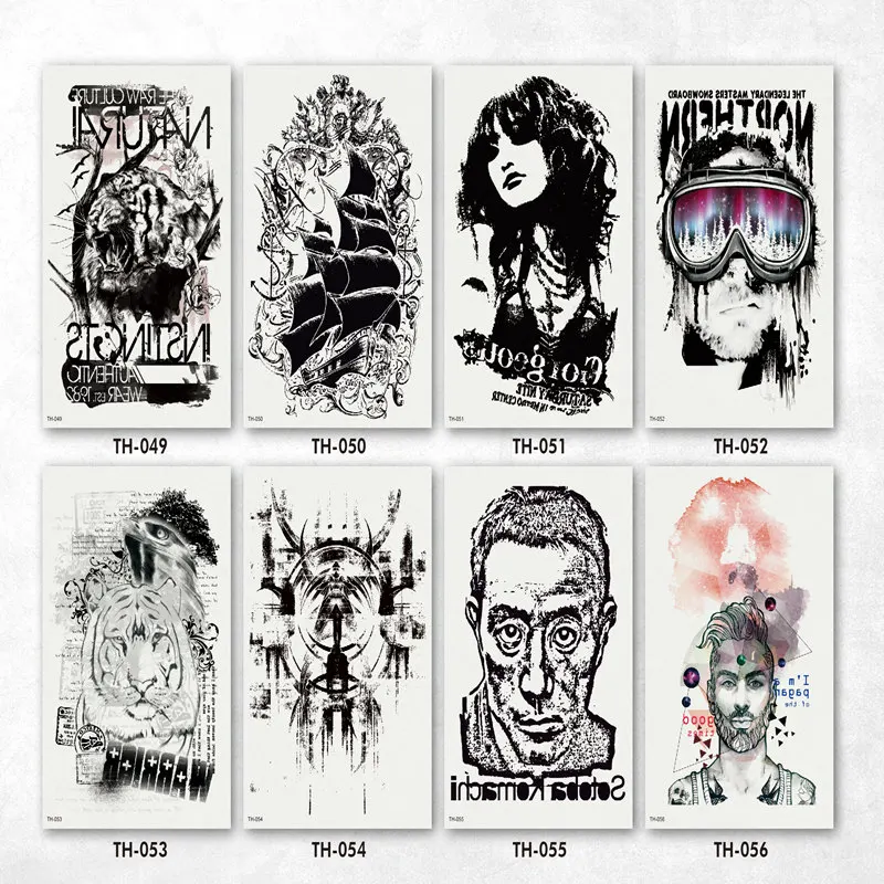 Y XLWN тенденция татуировки сочетание наклейки Новый Лидер продаж стикер один