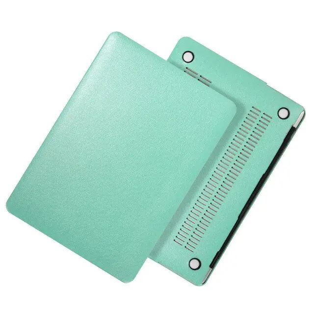 Жесткий Шелковый кожаный чехол для Apple MacBook Air 11 13 про Retina 15 laptop case Пластик air