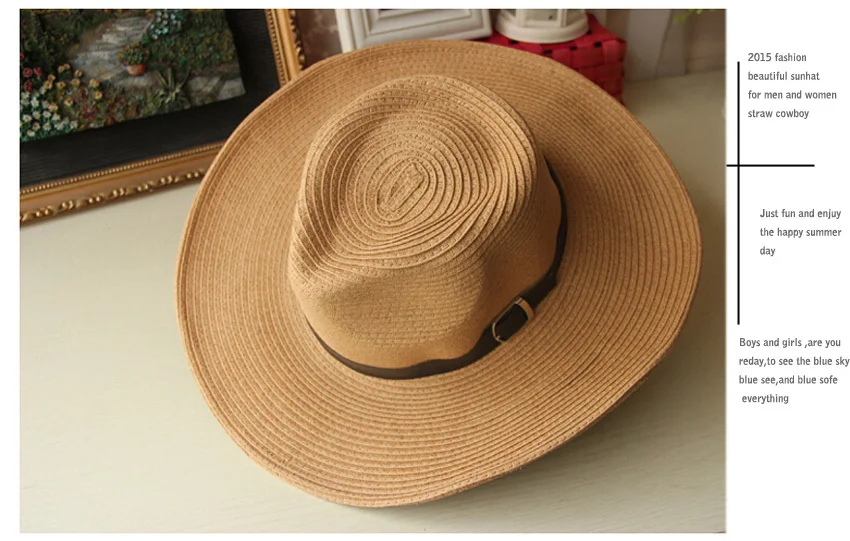 Соломенная шляпа в ковбойском стиле с ремешком|hat party|hat for the beachhat crochet |