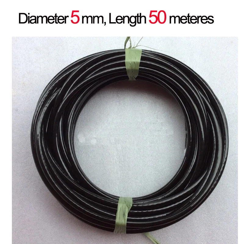Diam 5mm length 50m Оборудование для фитнеса диаметр 5 мм или 6 мм стальной трос для фитнеса общий кабель для силовой тренировки отрицательный Вес 800 кг - Цвет: Diam 5mm length 50m