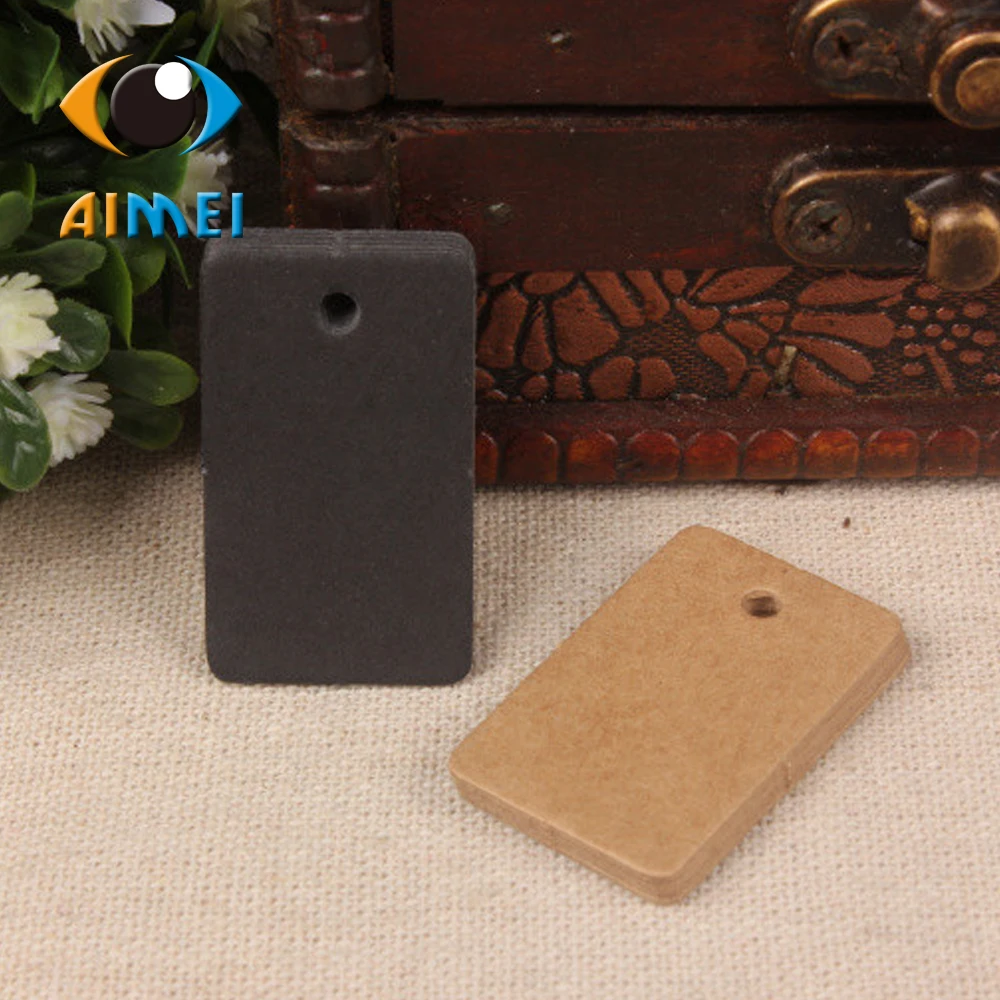 3 3*2 см этикетки из крафт бумаги прямоугольный пустой бирки небольшой