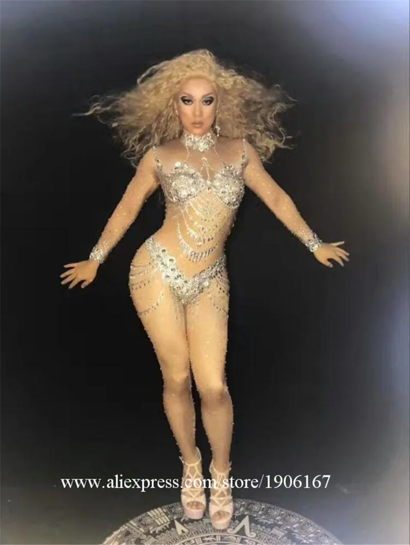 Sexy Lady Stage Performance Ballroom Costume Nightclub Party Evening Dress TV Model Catwalk Show Pole Belly Dance Suit Clothes | Дом и сад