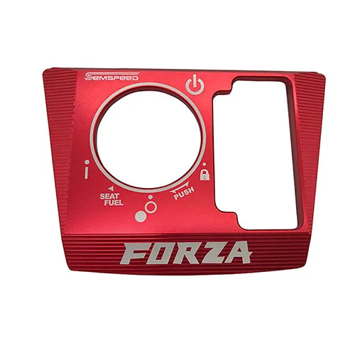 Red SEMSPEED мотоцикл модифицированный FORZA Переключатель Электрический дверной замок крышка защита для Honda MF13 Forza300 Forza250- аксессуары - Цвет: Red