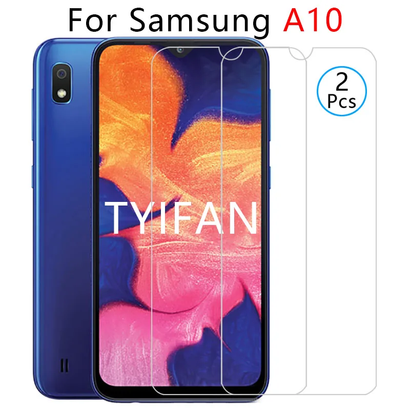 2 шт закаленное стекло для samsung a10 Защитная стеклянная пленка для экрана galaxy a10 a 10 10a Защитная пленка для телефона galxy 6,2